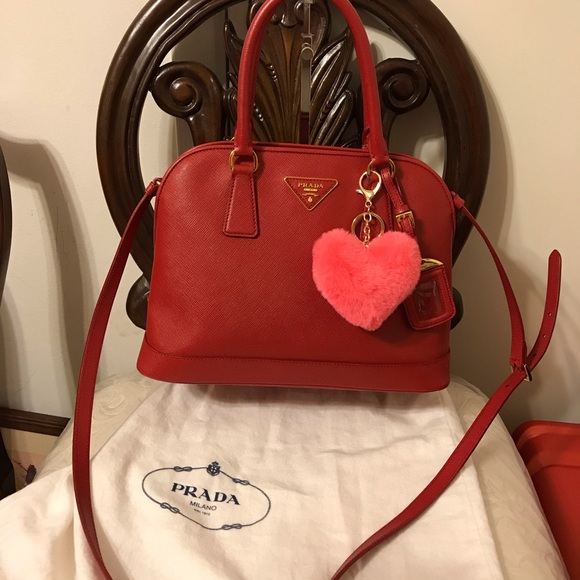 Prada saffiano red - Picture 3 of 8